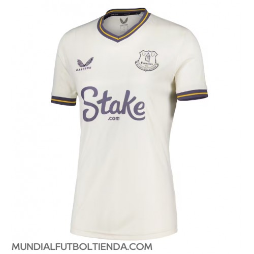 Camiseta Everton Tercera Equipación Replica 2024-25 para mujer mangas cortas